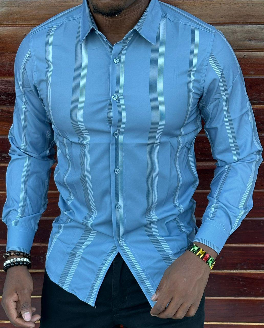 High quality checked/ stripped/ box/ checkered and classic Men's Long Sleeve heavy cotton Dress Shirts with a Solid Slim Fit Hipster Style