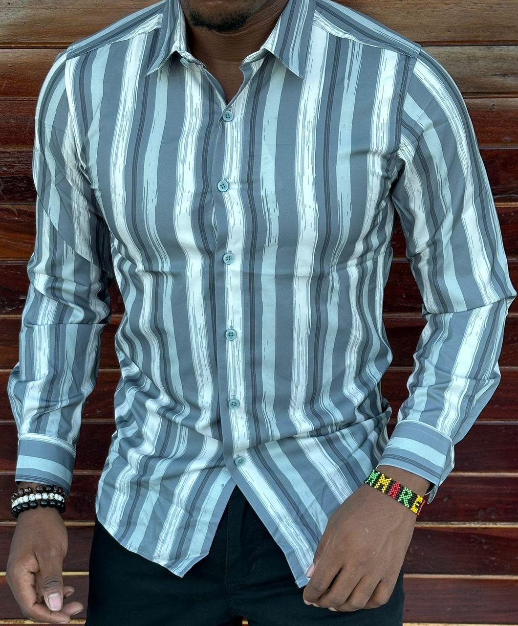 High quality checked/ stripped/ box/ checkered and classic Men's Long Sleeve heavy cotton Dress Shirts with a Solid Slim Fit Hipster Style