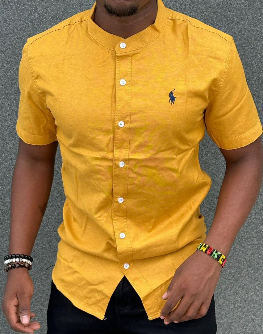 High quality plain official fashionable timeless and classic Men's Long Sleeve heavy cotton Dress Shirts with a Solid Slim Fit Hipster Style