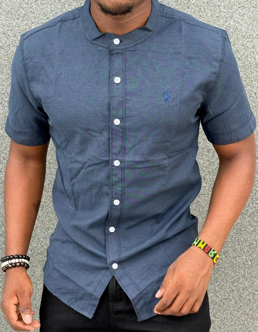 High quality plain official fashionable timeless and classic Men's Long Sleeve heavy cotton Dress Shirts with a Solid Slim Fit Hipster Style