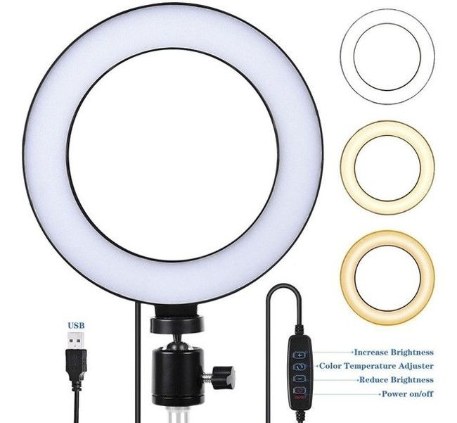 12 Inch LED Ring Light with Phone Holder (ONLY) | Vlogging Ring Light | Makeup Ring Light | Studio Ring Light