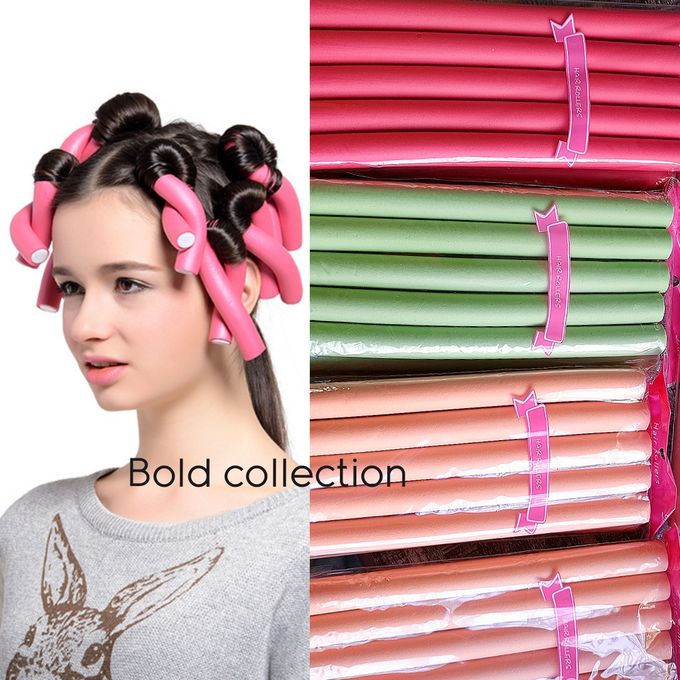 Fashion Quality 10pcs Flexi Rods Hair Rollers Big Size