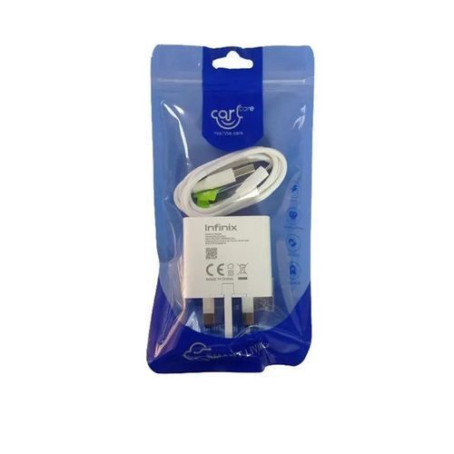 Infinix Hot 12i 18W SUPER FAST MICRO-USB CHARGER -White