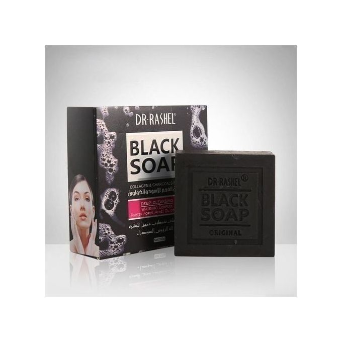 Dr. Rashel Black Soap With Collagen&Activated Charcoal