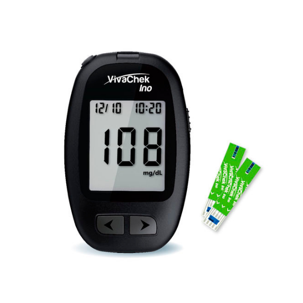 VIVACHEK INO GLUCOSE TEST METER /sugar machine/glucose machine+ 50 STRIPSVIVACHEK INO GLUCOSE TEST METER + 50 STRIPS