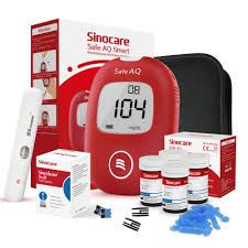 Sinocare Blood Glucose Meter Safe AQ Smart MgdL MmolLDiabetes Glucometer Kit Test Stripscets Painless Blood Sugar Tester
Sinocare Blood Glucose Meter Safe AQ Smart MgdL MmolLDiabetes Glucometer Kit Te