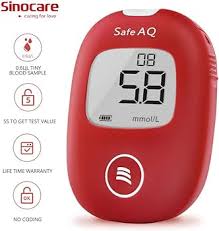 Sinocare Blood Glucose Meter Safe AQ Smart MgdL MmolLDiabetes Glucometer Kit Test Stripscets Painless Blood Sugar Tester
Sinocare Blood Glucose Meter Safe AQ Smart MgdL MmolLDiabetes Glucometer Kit Te