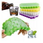 Silicone Ice Cube Trays - 37 Grids for Freezer - Ice Maker, Easy-Release Reusable Ice Cube in Organizer Bins or Ice Bucket for Cocktail bar or Iced Coffee Cup,