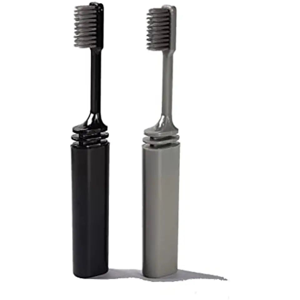 1pcs Portable Folding Bamboo Products Travel Toothbrush Camping Hiking Outdoor Easy To Carry Foldable Portable Toothbrushes