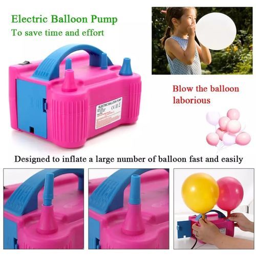 Electric Balloon Pump Air Blower Ballons Party Decoration Pump For BalloonsThe pump has a long lifespan
The pump is portable & lightweight and so is perfect for transporting to campsites, festivals or