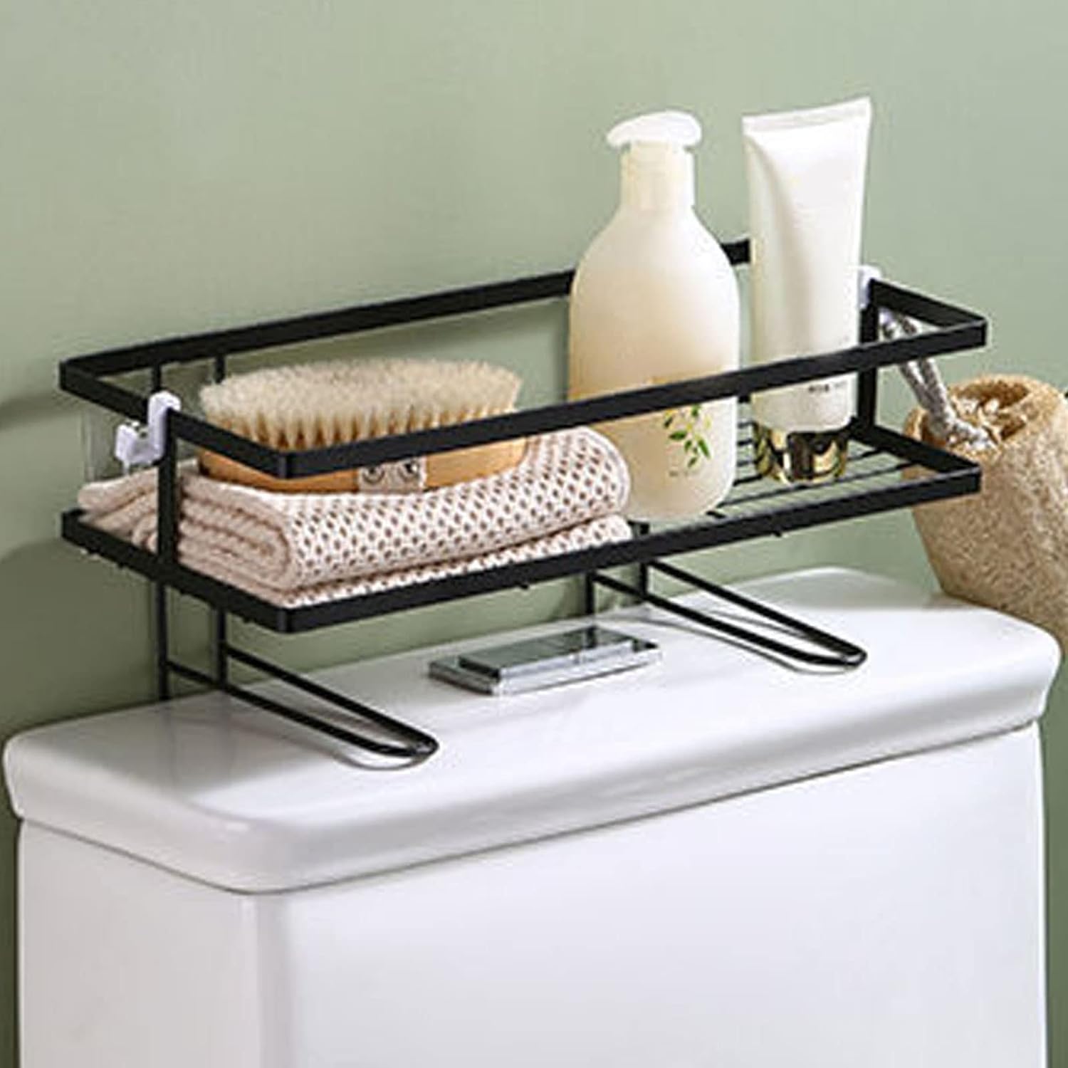 Single Layer Bathroom/ Toilet Racks With Tissue Holder