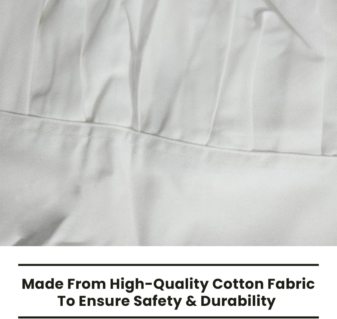 Chef Hat Adult Adjustable Unisex Hotel/Cafe/Restaurants Chef Hat, Elastic Baker Kitchen Cooking Chef Cap, White