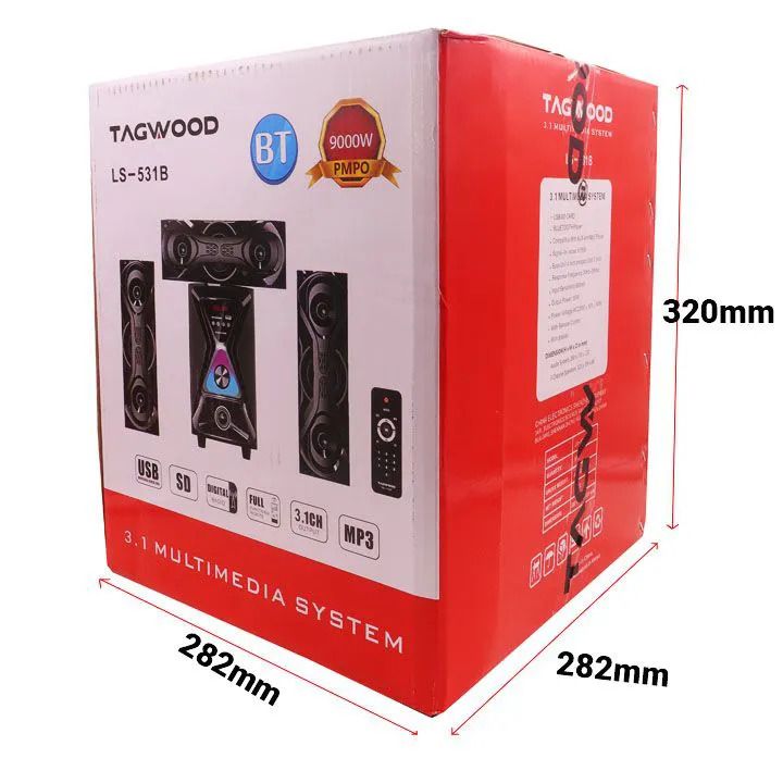 Tagwood New Arrival 531B 3.1CH Woofer Subwoofer Bluetooth Cinema Home theater System Bluetooth Hi-Fi Speaker Speaker System