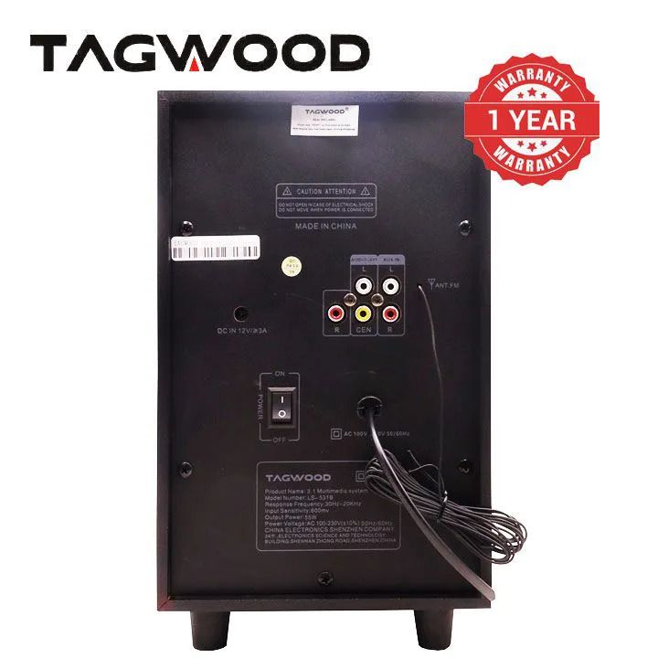 Tagwood New Arrival 531B 3.1CH Woofer Subwoofer Bluetooth Cinema Home theater System Bluetooth Hi-Fi Speaker Speaker System