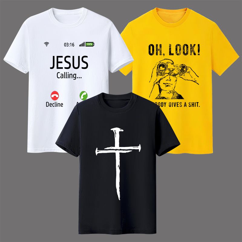 【3 pieces 】 Short sleeve T-shirt Men 1103