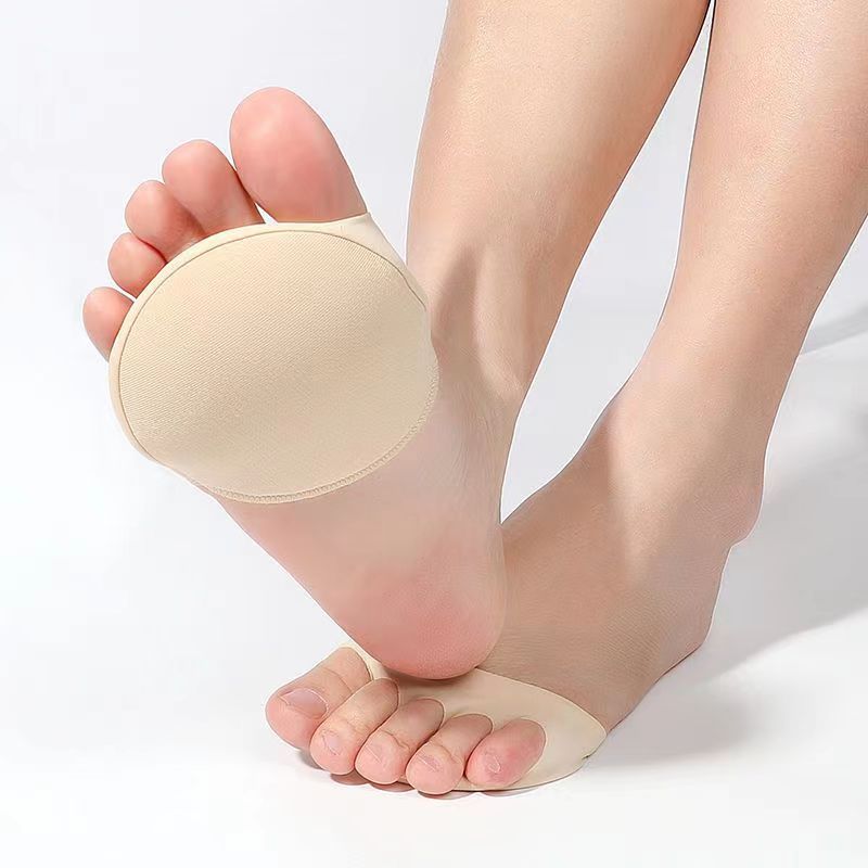 4 pairs  Toes Forefoot Pads for Women High Heels Half Insoles Foot Pain Care Absorbs Shock Socks Toe Pad Massaging Toe Pad