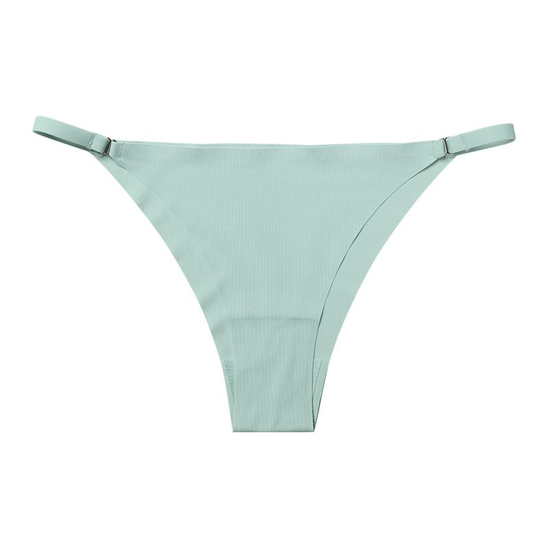 4Pcs Ladies Ice Silk Briefs Middle Waist Quick Dry Hip Lifting Ladies Thongs  Seamless Solid color Stretch Panties Women Underwear Seamless Thong  Sexy Ladies Briefs deep V Middle waist seamless brief