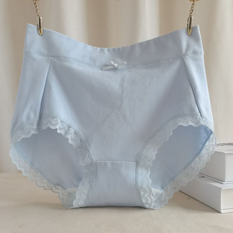 3pcs High Elasticity middle Waist Abdomen Hip Raise Pure Cotton  Large Size Ladies Panties  Pure Cotton Women Underwear Panties Seamless Hipster Panties Ladies Bikini High Elasticity Girls Briefs