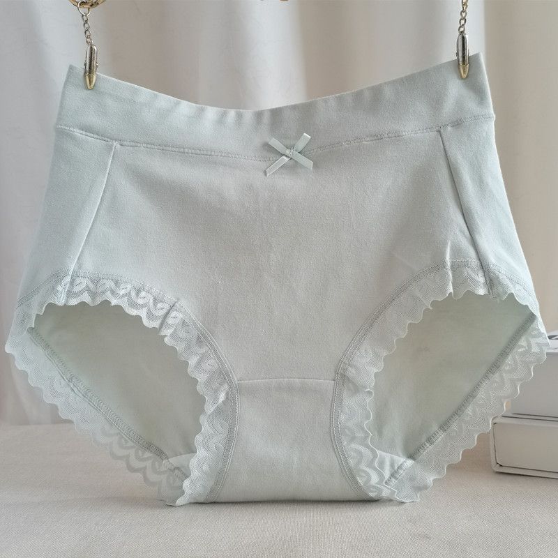 3pcs High Elasticity middle Waist Abdomen Hip Raise Pure Cotton  Large Size Ladies Panties  Pure Cotton Women Underwear Panties Seamless Hipster Panties Ladies Bikini High Elasticity Girls Briefs
