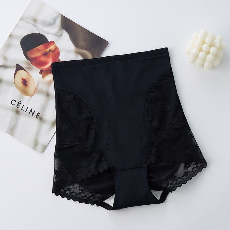 Shaper Panties Lace Shapers High Waist Tummy Tuck Girdle Tights Tummy Control Shorts High Waist Panty Solid Color Skin Friendly Shapewear  High Waist Slimming Tummy Control Knickers Pants Briefs