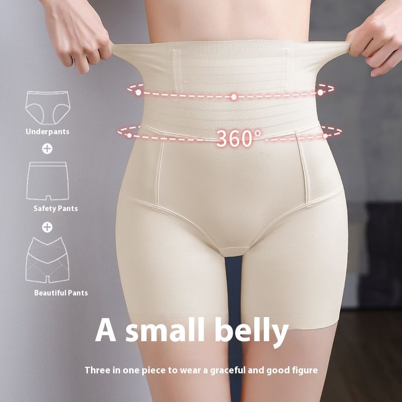 High-waisted slimming tight pants shapewear pants Waisted Panties Postpartum Girdle Hip Lift Flat Angle Abdom Pants  Ladies Tummy Tuck Seamless Underwear high waisted slimming tummy tuck pants bottoms