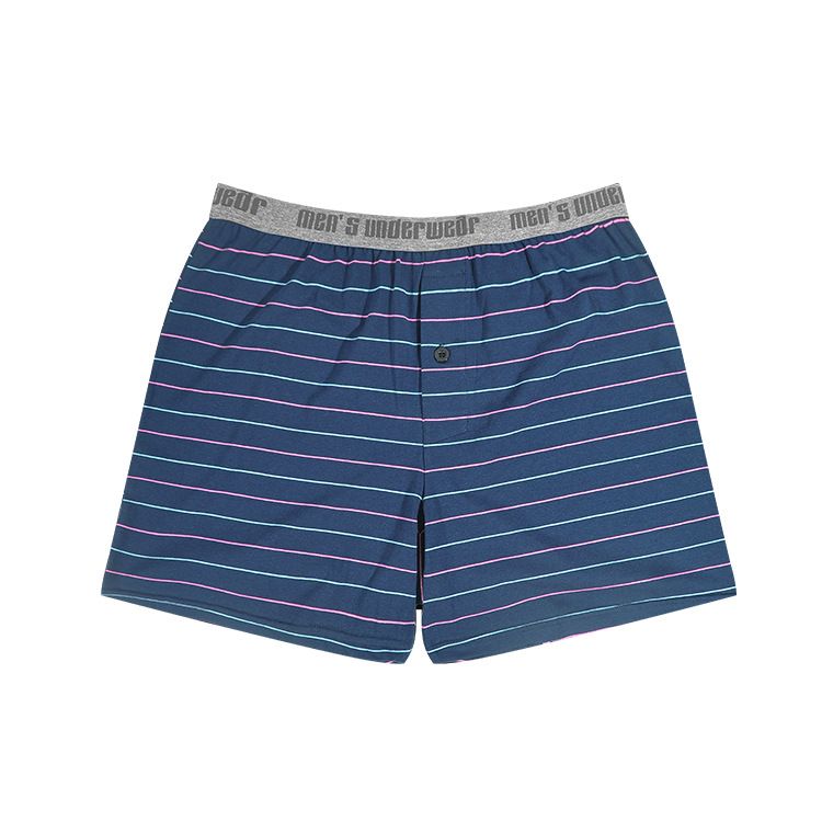 3 Piece Men's Cotton Striped Boxer Briefs Plus Size Pants Boxer Briefs Male Premium Soft comfortable Panties  Men's Breathable Underwear  Breathable Soft Large Size Men's Boxer Underwear