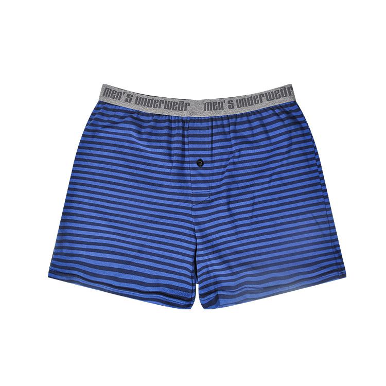 3 Piece Men's Cotton Striped Boxer Briefs Plus Size Pants Boxer Briefs Male Premium Soft comfortable Panties  Men's Breathable Underwear  Breathable Soft Large Size Men's Boxer Underwear