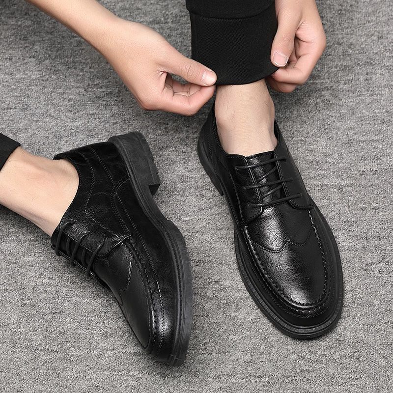 New Arrival High Quality Business Men's Shoes Men Formal Shoes  PU Business Men's Shoes Men Party Slip-Ons Fashion Glossy oxford shoes Boy Festival Gift Wedding