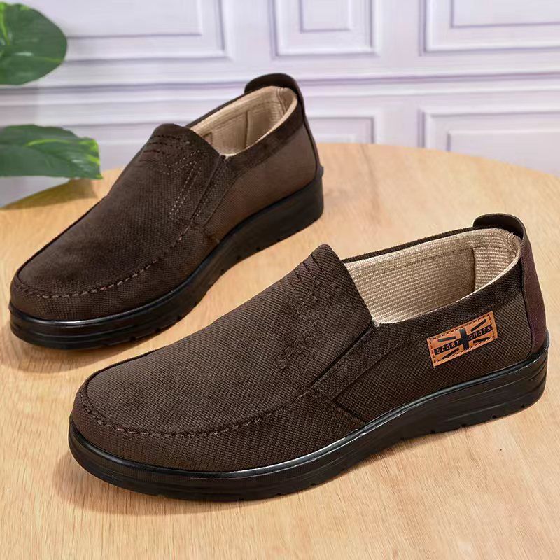 40-48 Men Shoes Loafers Slip-Ons Rubber Shoes Casual Shoes Canvas Loafers flats shoes Cloth Shoes Soft Sole Casual Work Comfortable flat shoes Men’s Canvas Slip on Sneakers