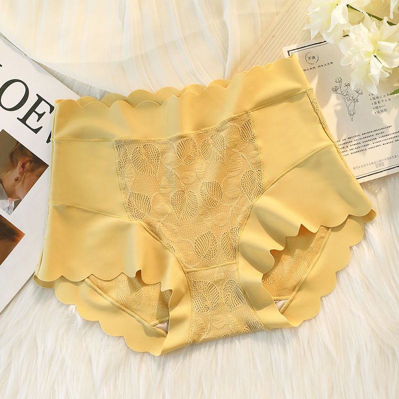 3PC CHUNLIXIANG New Arrival middle Waist Belly Hip Lift Large Size Ladies PantiesSeamless Breathable Sexy Women's Underwear Comfort Lace Underwear middle waist lace briefs girls triangle panties