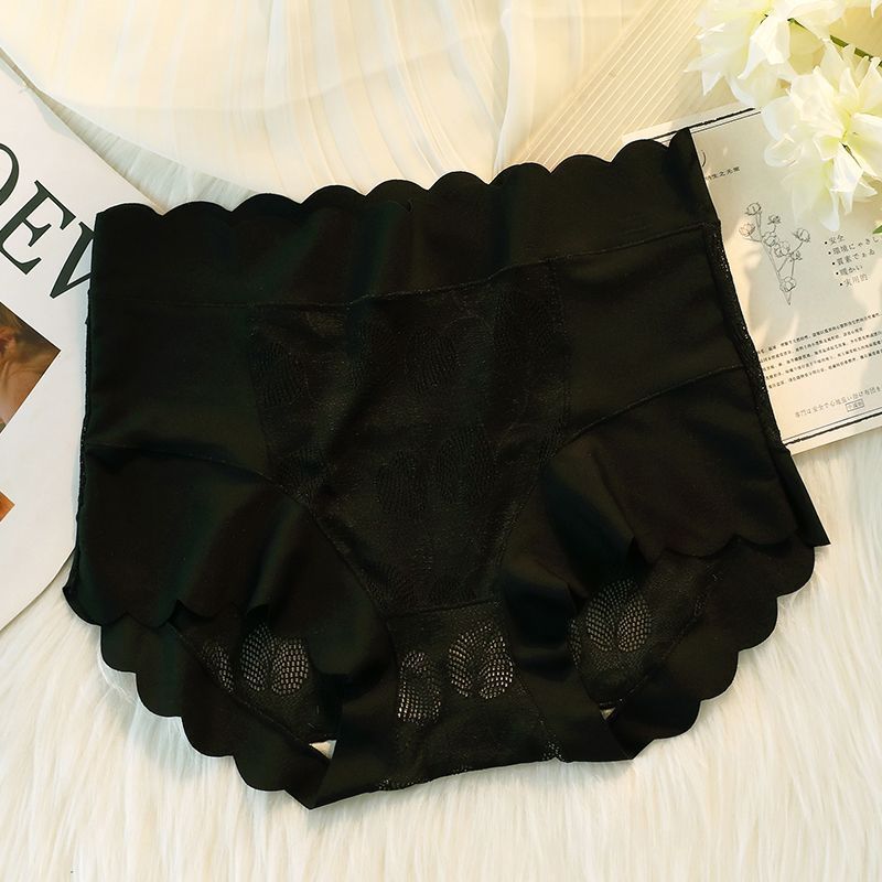 3PC CHUNLIXIANG New Arrival middle Waist Belly Hip Lift Large Size Ladies PantiesSeamless Breathable Sexy Women's Underwear Comfort Lace Underwear middle waist lace briefs girls triangle panties