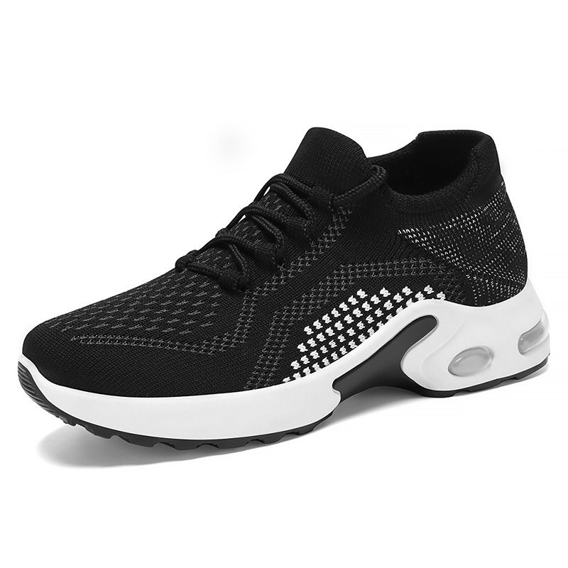 JINSHIYUAN Sneakers Breathable Mesh Outdoor Shoes Flyweave Breathable casual shoes air cushion sneakers ladies comfortable athletic casual running shoes girls breathable gym shoes comfortable walking