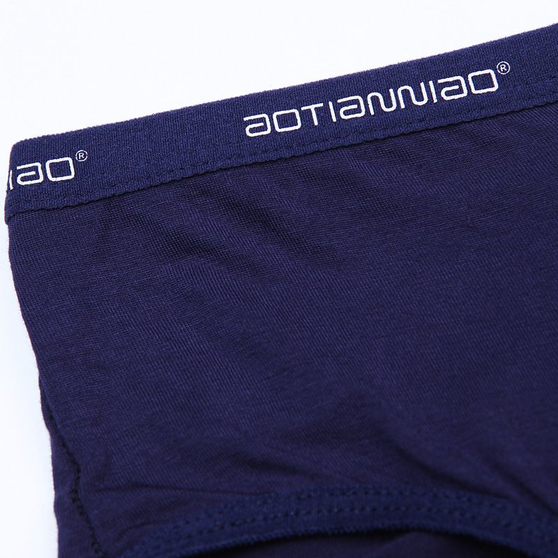 AOTIANIAO 4PC Men's Underwear High Stretch Large Size Sexy Modal Cotton Breathable Briefs Comfortable Soft breathable Middle-Waisted briefs Thin Soft Fabric Comfortable Underpants