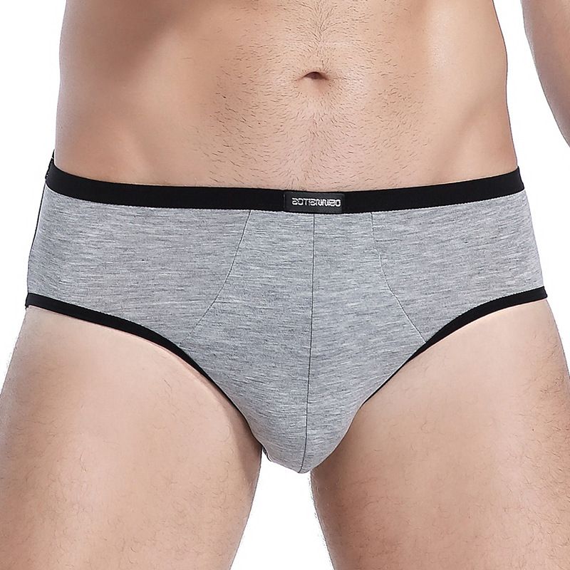 AOTIANIAO 4PC Men's Underwear High Stretch Large Size Sexy Modal Cotton Breathable Briefs Comfortable Soft breathable Middle-Waisted briefs Thin Soft Fabric Comfortable Underpants