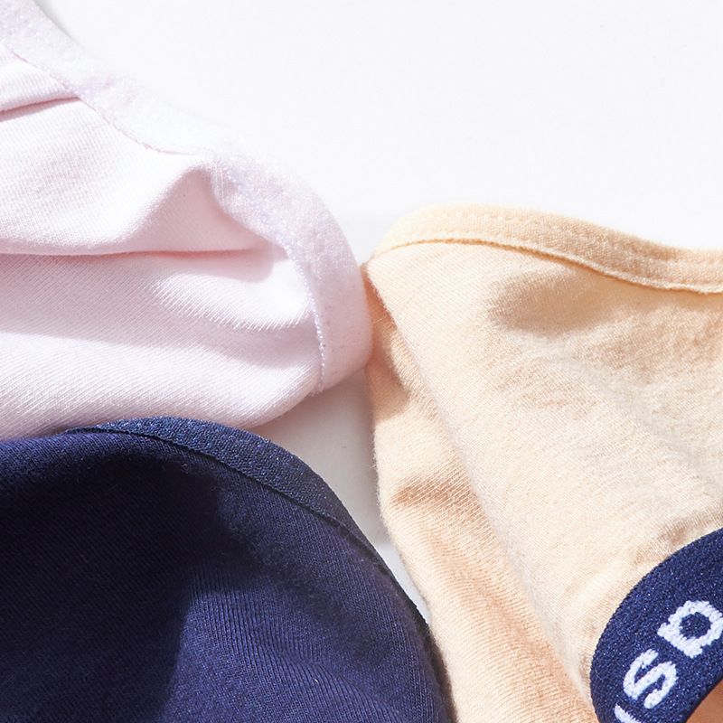 4PCS Comfortable Cotton Women's Panties Fashion Letters Printed Sexy Seamless Panties Ladies Low Waisted Seductive Thong