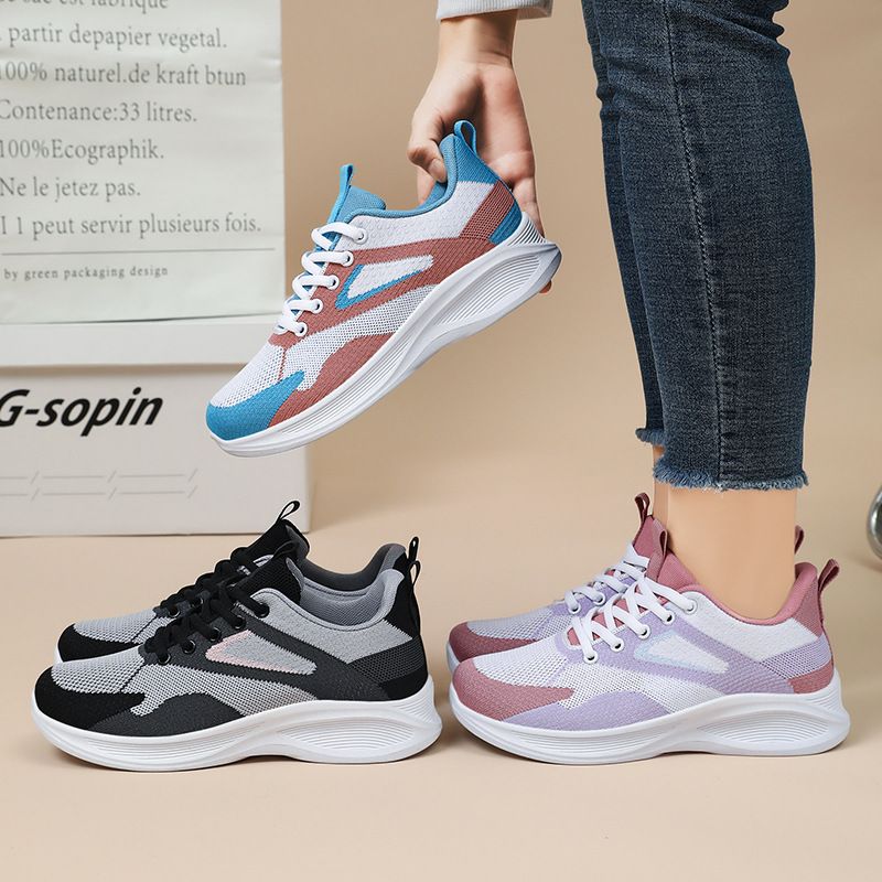 Woman Sneakers for Women‘s Black Running Shoes Breathable Sport Shoes Male Female Women Lightweight Sneakers Plus Size Women's fashion sneakers mesh surface outdoor sports shoes Students comfortable