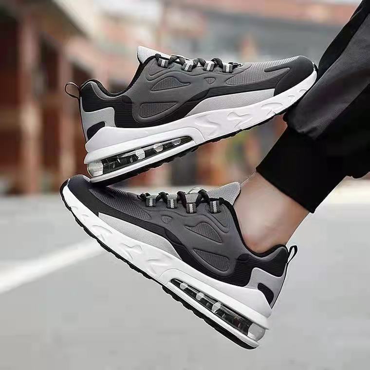 Fashion breathable couple shoes  air cushion sports shoes Fashion Sneakers Casual Lace-up Breathable Mesh Outdoor Students basketball shoes outdoor sports hiking shoes Lightweight Breathable Sneakers
