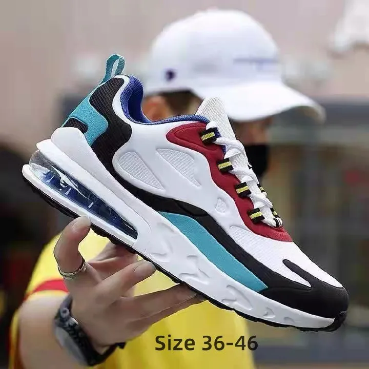 Fashion breathable couple shoes  air cushion sports shoes Fashion Sneakers Casual Lace-up Breathable Mesh Outdoor Students basketball shoes outdoor sports hiking shoes Lightweight Breathable Sneakers