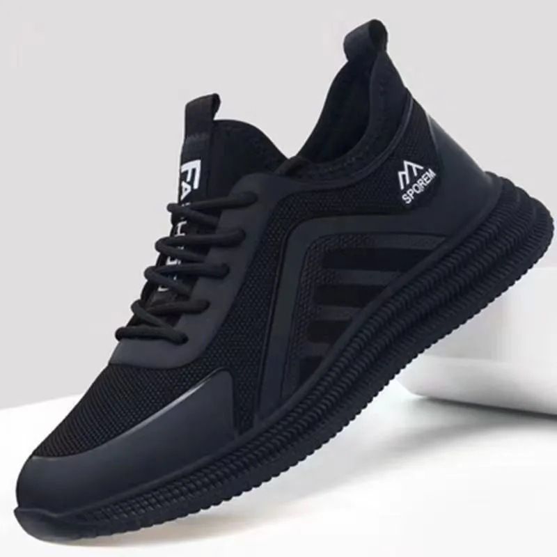 New Arrival Men's fashion sneakers trendy wear-resistant breathable all-match Casual Shoes Casual Leather Business Men's Shoes Comfortable Walking Flats Anti-slip Black Male Driving Shoes