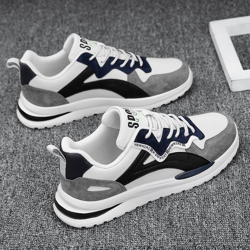 YSNB New Men's Shoes Trendy Hundred Sports Casual Forrest Gump Running Shoes Microfiber Leather Casual Fashion Man Shoes ins Clundy Shoes trendy wear-resistant breathable