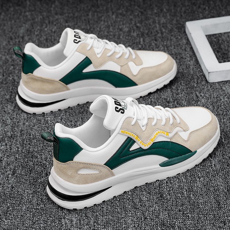 YSNB New Men's Shoes Trendy Hundred Sports Casual Forrest Gump Running Shoes Microfiber Leather Casual Fashion Man Shoes ins Clundy Shoes trendy wear-resistant breathable
