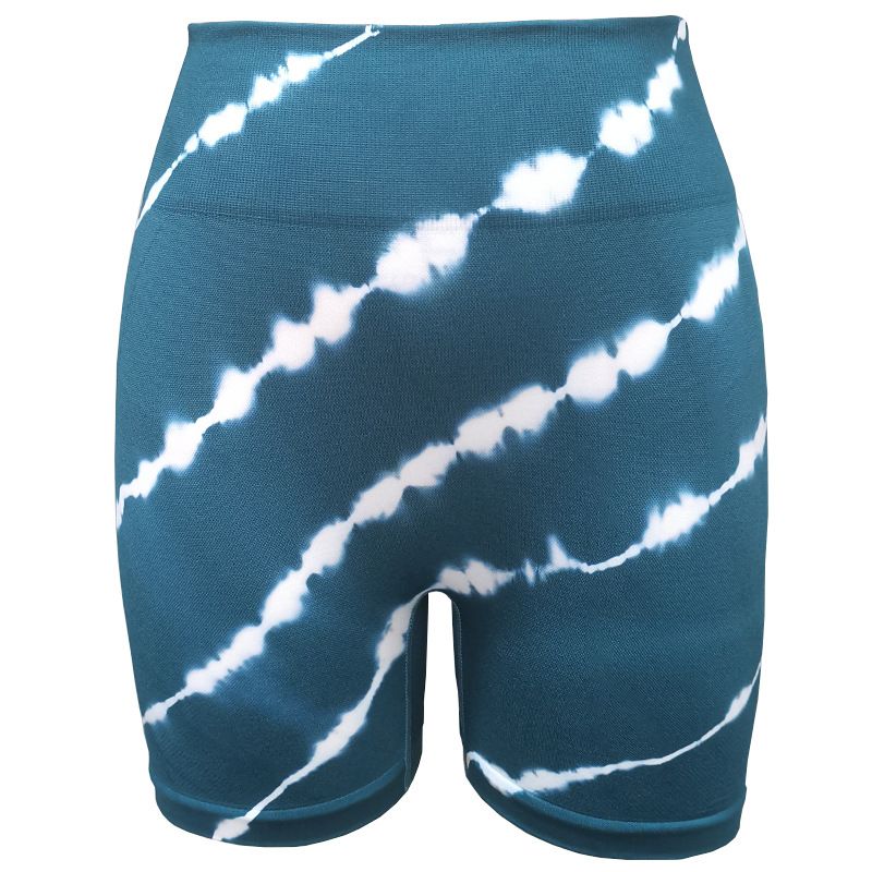 Women's Seamless Tie-Dye Yoga Pants High Waisted Hip Lifting Leggings Yoga Sports Running Fitness Shorts Yoga Slim Fit Hip Lift High Waist Pants