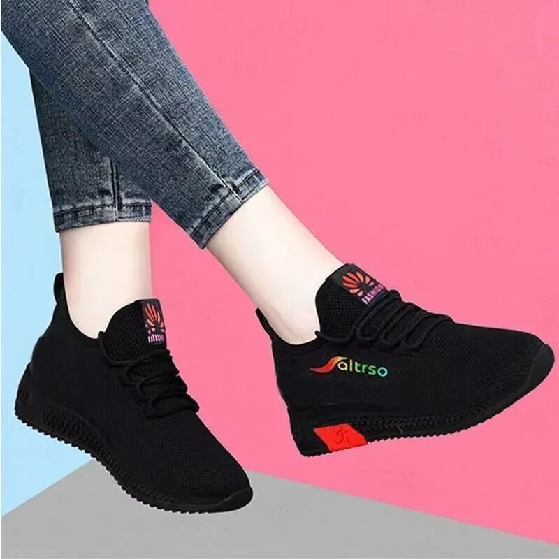 Lady Sport Shoes Canvas Shoes Ladies Shoes Women's Soft-soled Sneakers Breathable Antiskid Sneakers Breathable Casual Single Shoes School Shoes Rubber Shoes For Women