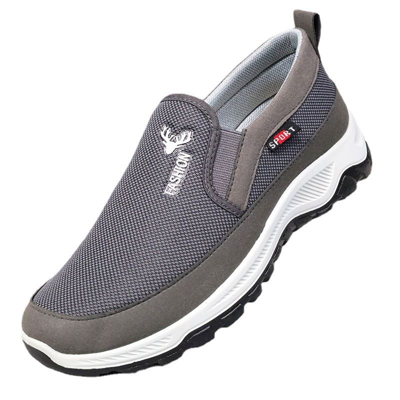 Classic Loafers rubber flats Men's fashion loafers shoes comfortable driving shoes non-slip breathable cloth shoes  Soft Sole walking shoes men canvas shoes Sneakers