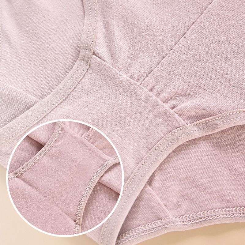 4PCS New Arrival Cotton ladies underwear Student Panties Fashion Bikini Pants Hipster Panties Simple Girls Solid Color Panties Comfortable breathable low-rise panties Letter Waistband Panties