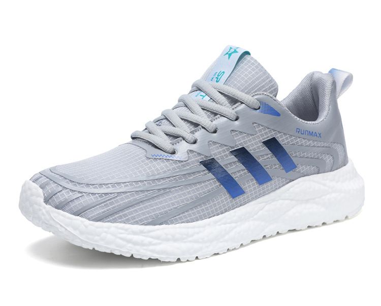 Hollow out Men's Shoes Mesh Breathable Sneakers Popcorn Outsole Running Shoes Trendy Men's Shoes Breathable Lightweight Running Shoes Men Sneakers casual breathable shoes