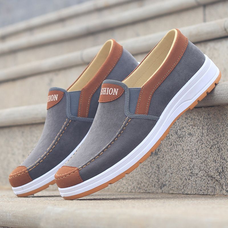 Men Shoes Breathable cloth shoes casual breathable shoes comfortable non-slip canvas shoes Classic Oxfords Soft Sole Loafers Driving Shoes Casual Walking Shoes Comfortable flat shoes