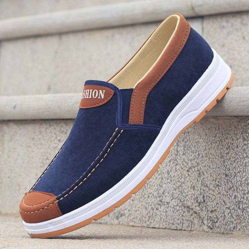 Men Shoes Breathable cloth shoes casual breathable shoes comfortable non-slip canvas shoes Classic Oxfords Soft Sole Loafers Driving Shoes Casual Walking Shoes Comfortable flat shoes