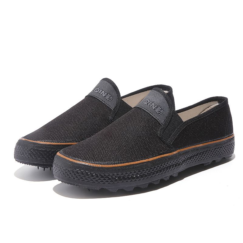 Camouflage Men's Shoes Liberation Shoes One Foot Stirrup Wear-resistant Slip-resistant Work Shoes Labor Protection Shoes Military Training Shoes Canvas Shoes Dad Shoes Rubber Shoes outdoor hiking Shoe