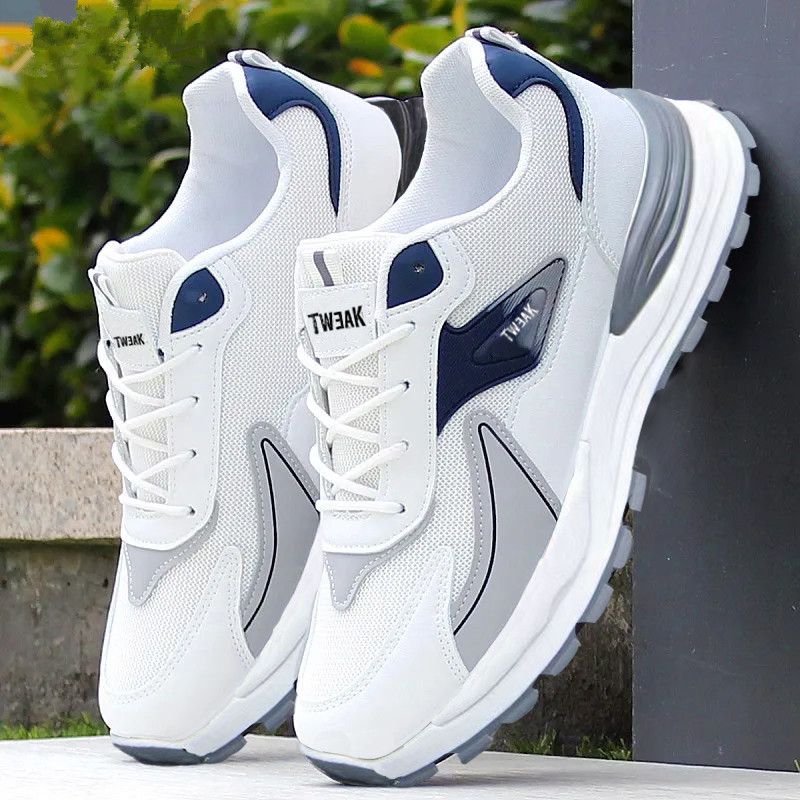 (Size 39-46) 2024 new men's shoes Casual Sneakers Hundred Fly Weave Mesh Breathable Sneakers Thin Breathable Running Shoes Breathable lightweight sneakers Classic lace-up sneakers